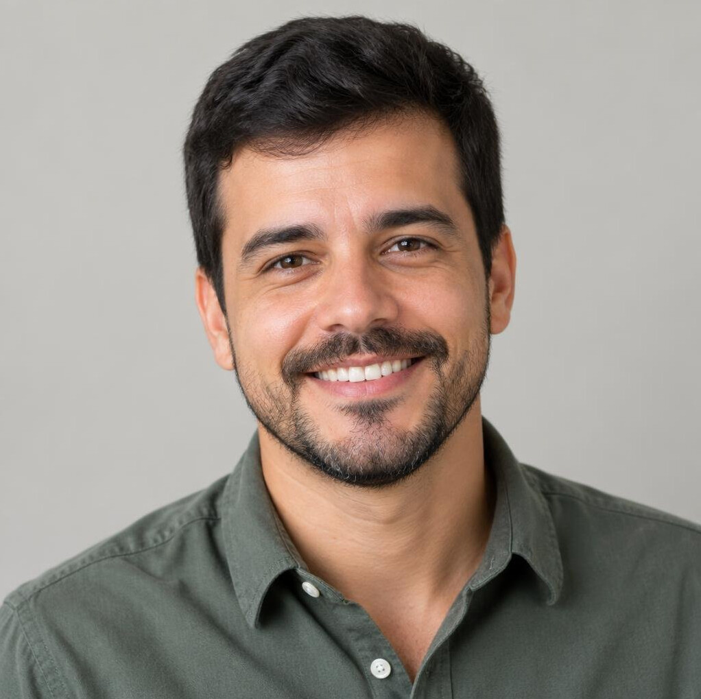 Portrait of a man with a friendly smile